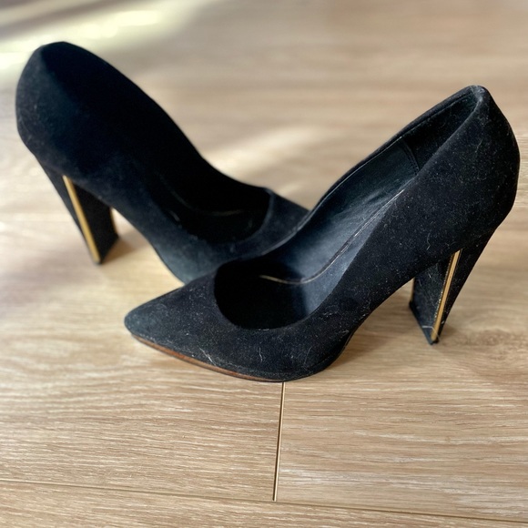 Prima Donna Black Velvet Pumps - Picture 4 of 7